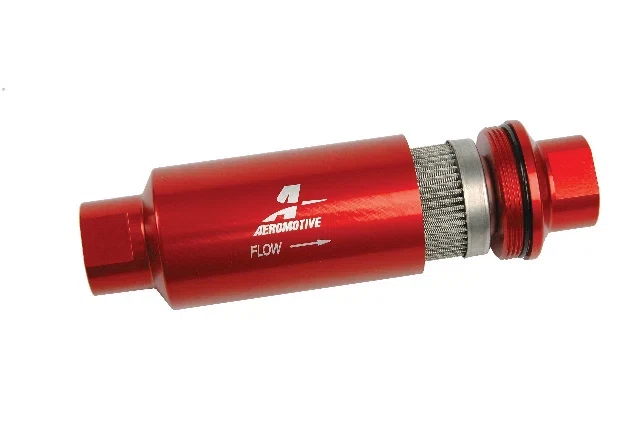 Fuel Filter High Flow Fuel System Universal Fit Aeromotive 12304-BGPL